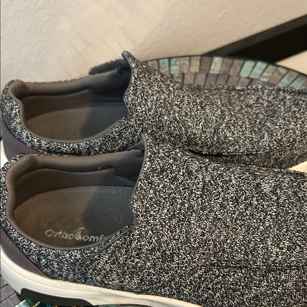 Orthocomfoot Gray Slip-On Sneakers